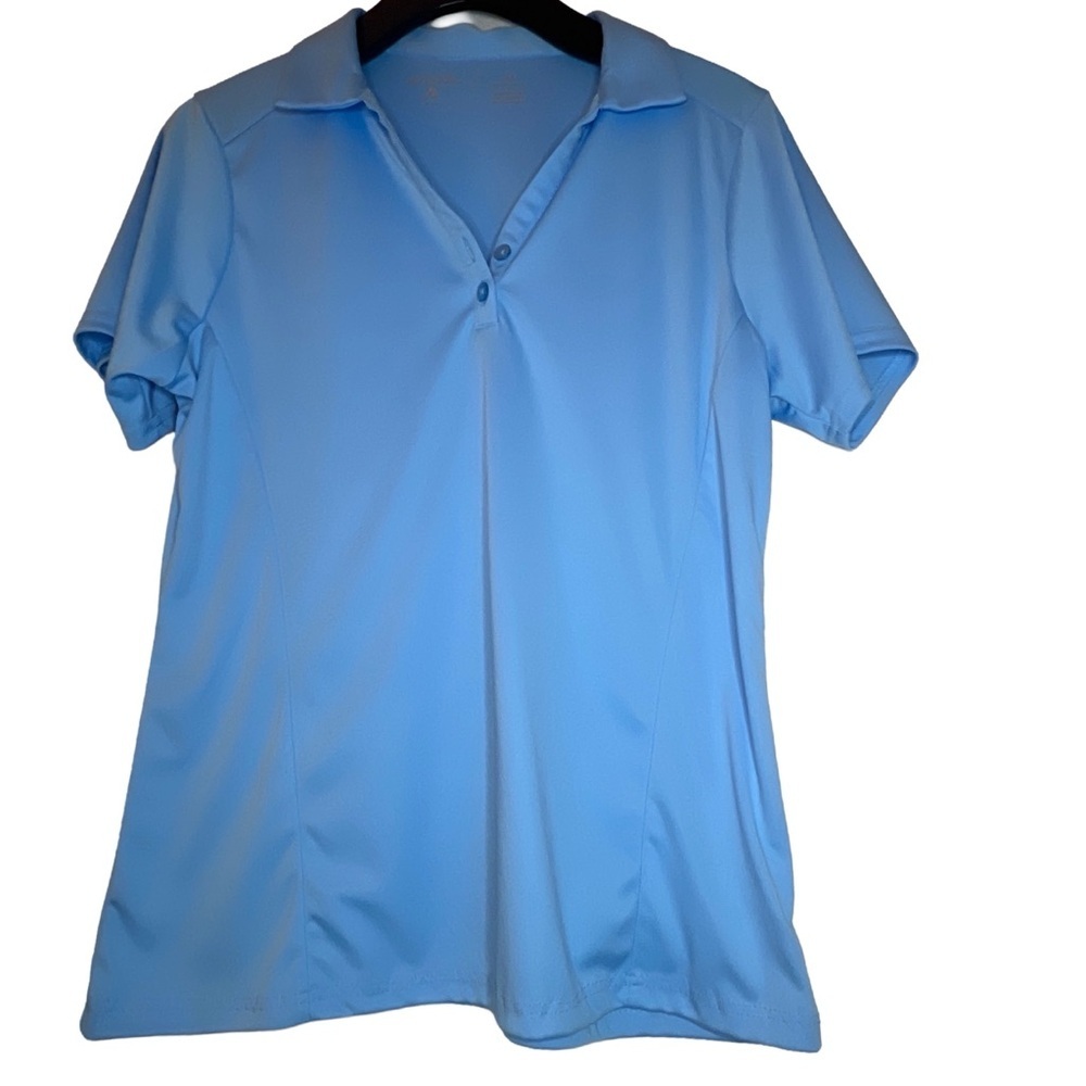 Antigua Light Blue Short Sleeve Polo